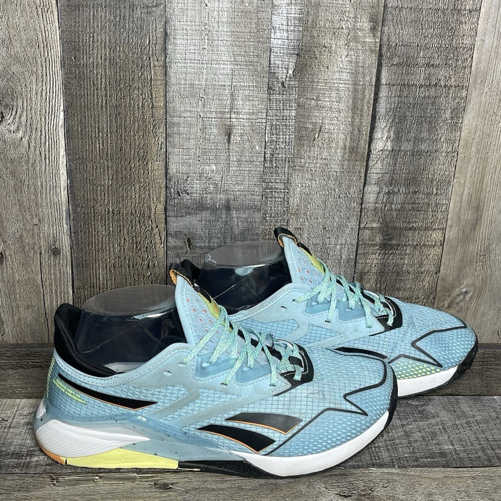 Reebok Athletic Shoes in Light Blue and Black